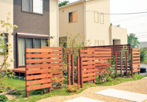 フェンス 木製フェンス 施工例 滋賀県 彦根市