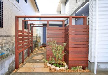 フェンス 木製フェンス 施工例 滋賀県 甲賀市