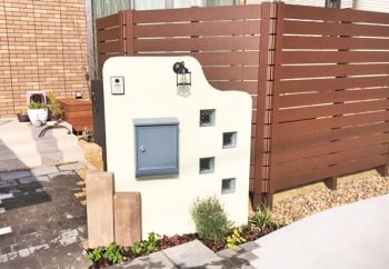 フェンス 樹脂製フェンス 施工例 滋賀県 草津市