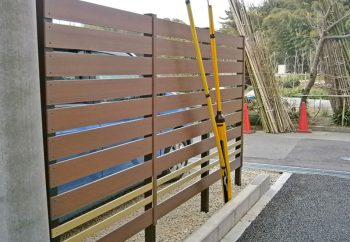 フェンス 樹脂製フェンス 施工例 滋賀県 守山市