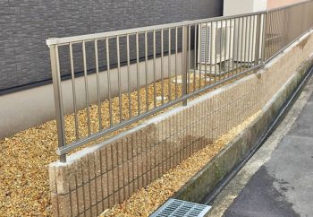 フェンス アルミ製フェンス 施工例 滋賀県 甲賀市