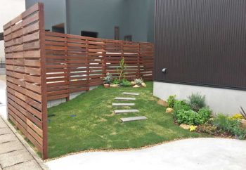 フェンス 木製フェンス 施工例 滋賀県 草津市