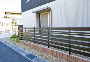 フェンス 樹脂製フェンス 施工例 滋賀県 東近江市
