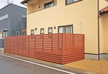 フェンス 木製フェンス 施工例 滋賀県 彦根市