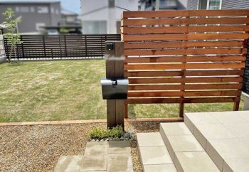 フェンス 木製フェンス 施工例 滋賀県 野洲市