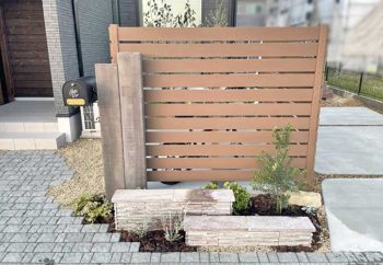 フェンス 樹脂製フェンス 施工例 滋賀県 守山市