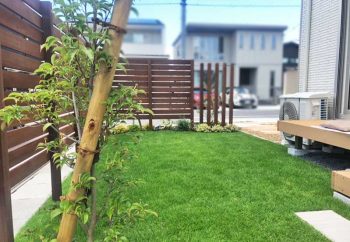 フェンス 木製フェンス 施工例 滋賀県 栗東市