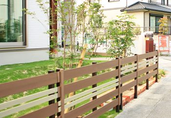 フェンス 樹脂フェンス 施工例 滋賀県 甲賀市