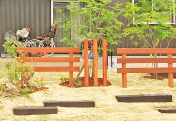 フェンス 木製フェンス 施工例 滋賀県 草津市