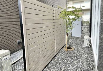 フェンス 樹脂製フェンス 施工例 滋賀県 守山市