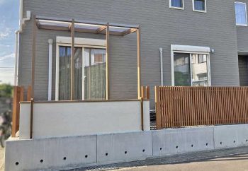 テラス屋根 施工例 滋賀県 草津市