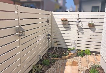 フェンス 樹脂製フェンス 施工例 滋賀県 大津市