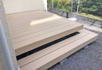 デッキ 樹脂デッキ 施工例 滋賀県 大津市